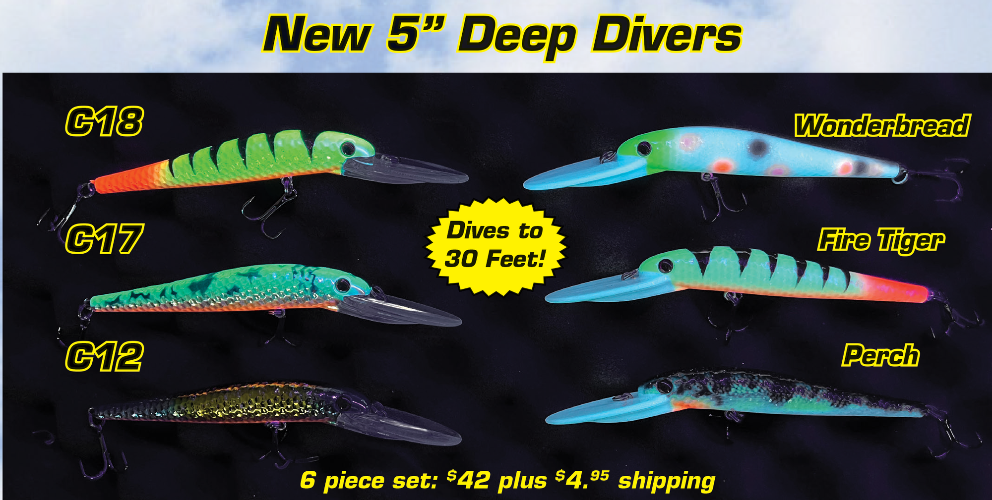 Custom Painted Deep Diver 6 piece Kit 2024