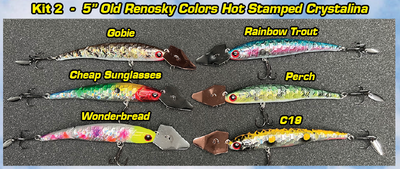 5" Jointed Glow and Hot Stamped Crystalina