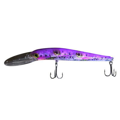 Purple White Belly Baby Brown Trout 5" HD Schooling Eyes Diver