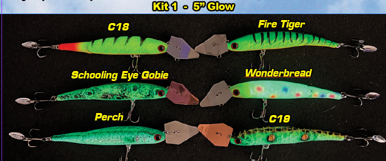 5" Jointed Glow and Hot Stamped Crystalina