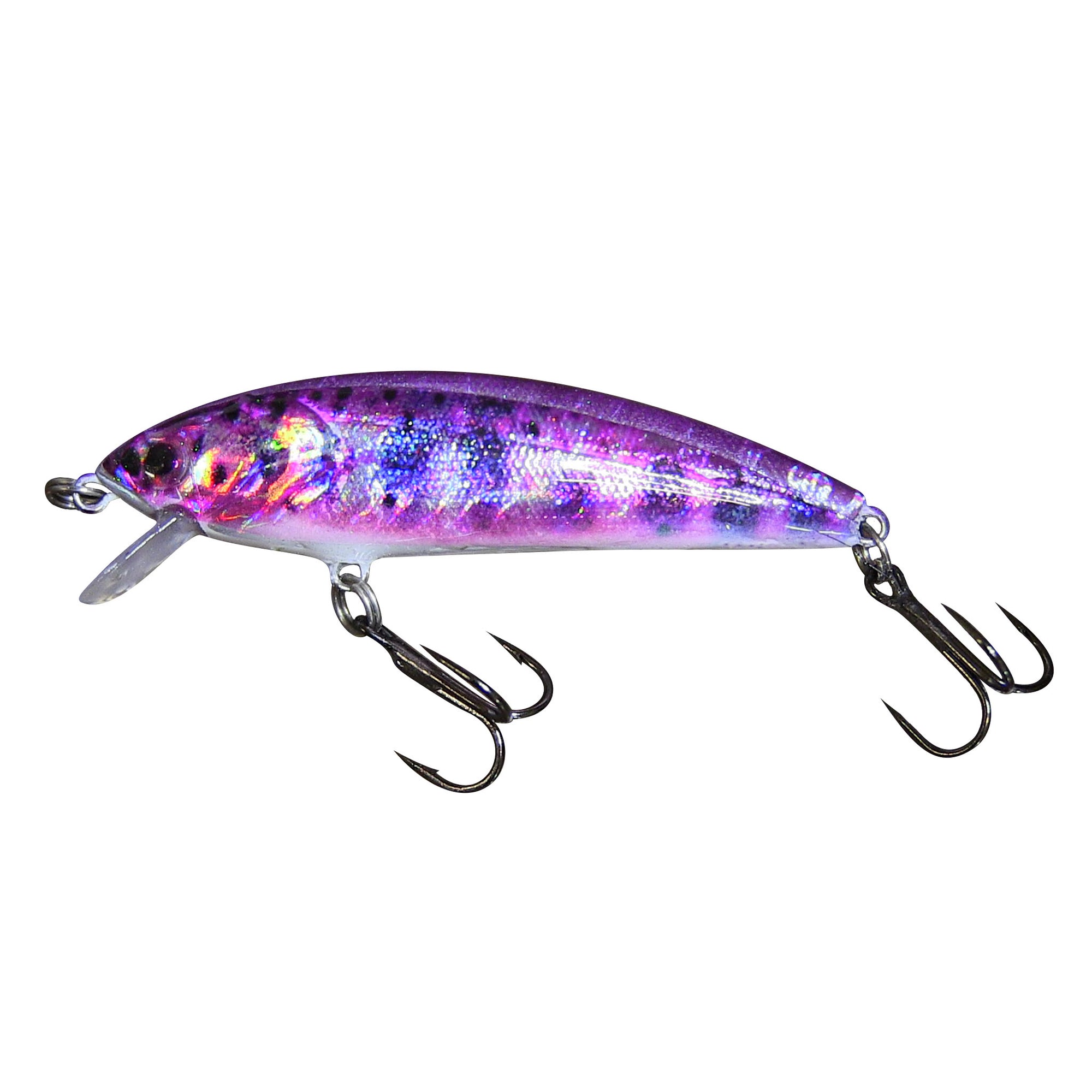 Baby Brown Trout Pink Purple Shallow Diver Live Bait Series Baby Brown Trout Pink Purple Shallow Diver Live Bait Series