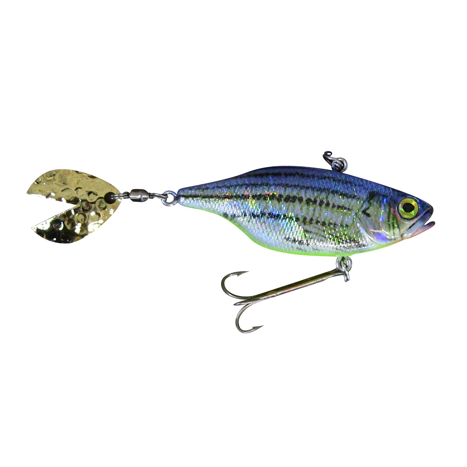 Blue Striper 3" Flipper Tail Shad Lipless Crankbait