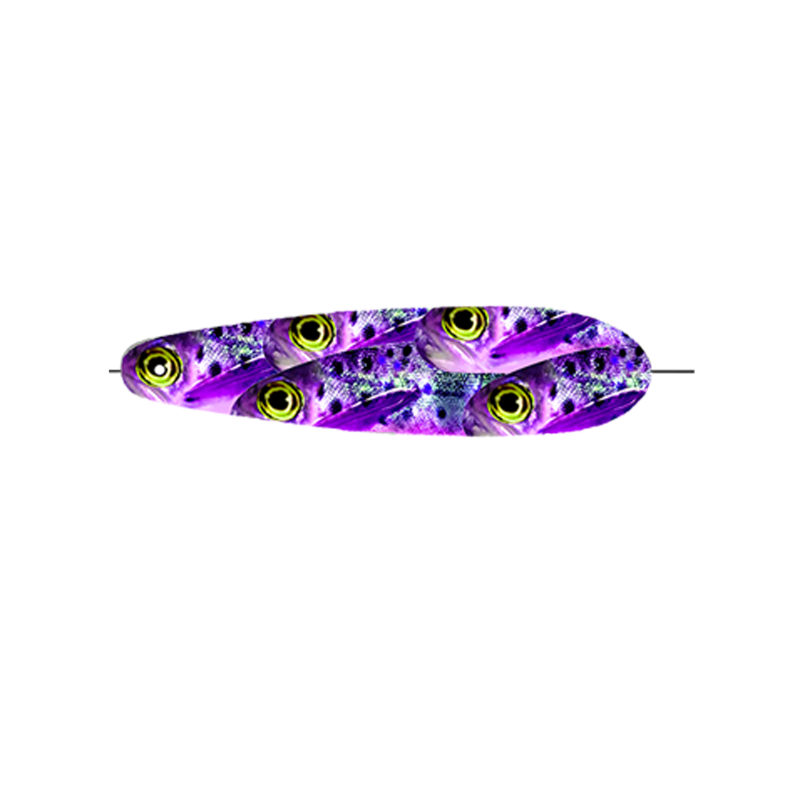 Purple Brown Trout Trolling Spoon
