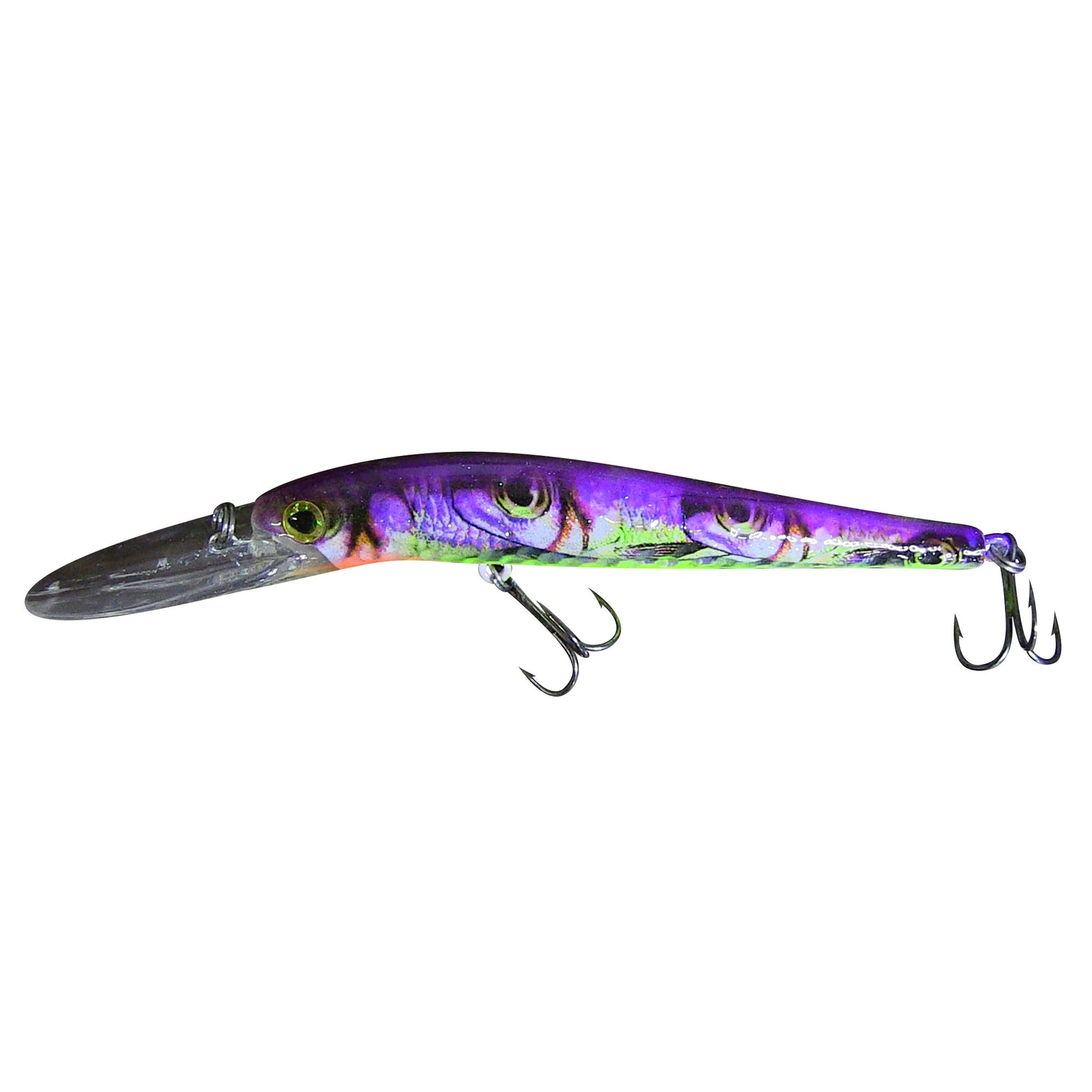 Purple Chartreuse Smelt 5" HD Schooling Eyes Diver