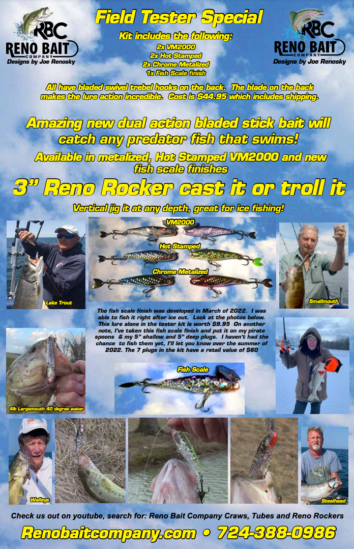 Vintage Renosky Lures Renosky Super Shad soft bait, 2/5oz fishing