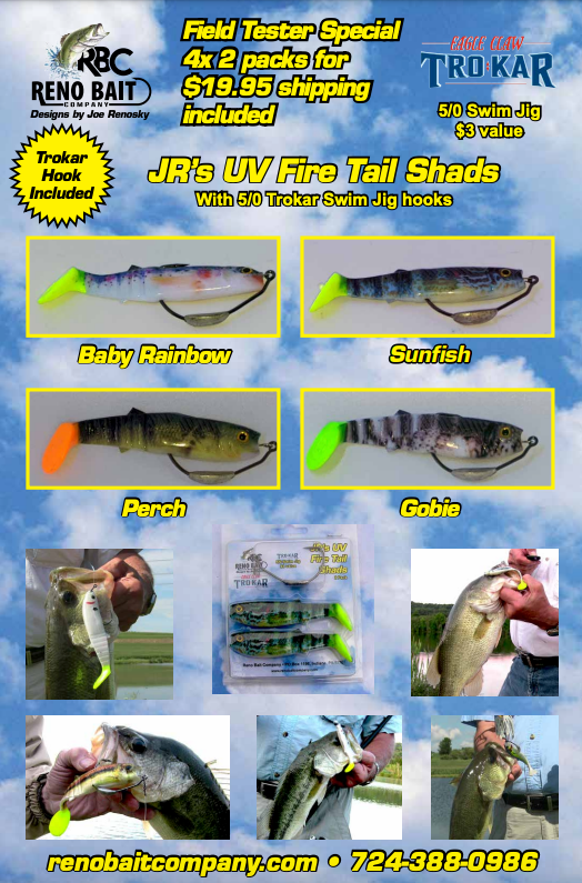UV Fire Tail Shad Field Tester Kit